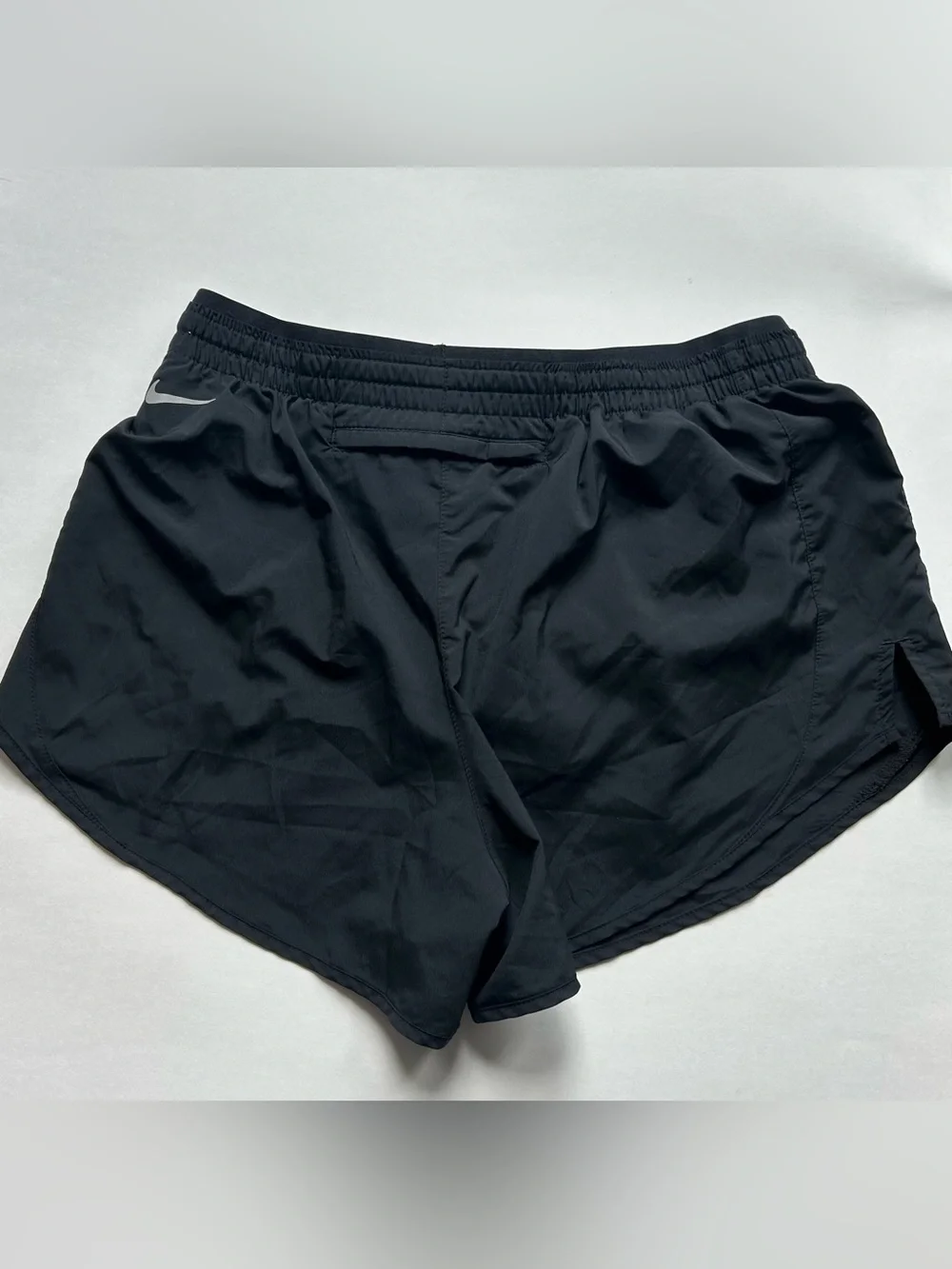 Nike Dri-FIT Running Set — Black with Purple/Gold Print, Size M